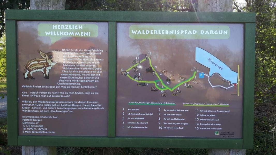 Ferienhaus Paul Am Klostersee, Urlaub Mit Hund Dargun Luaran gambar